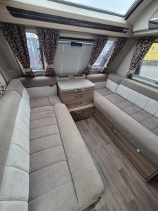 SALE AGREED ** 2017 Swift Conqueror 560 WITH MOTOR MOVER AND BIKE RACK - Image 2