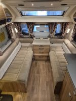 2018 Swift Conqueror 645 4 berth FIXED BED caravan Twin Axle - Image 2